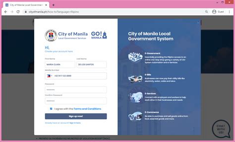 go manila sign in|manila website.